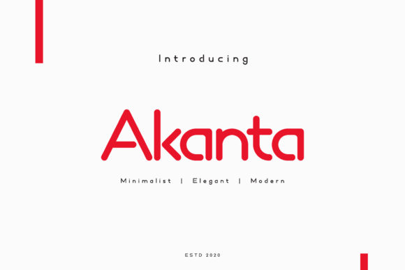 Akanta Typeface Review: A Minimalist Sans Serif for Modern Brands