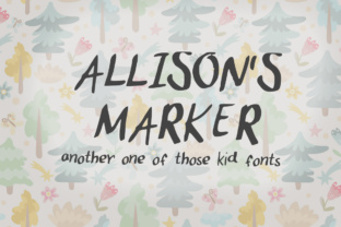 Allison s Marker: The Friendly Typeface That Elevates Small Business Branding