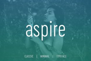 Aspire Sans: The Minimalist Typeface for Clean Craft Designs