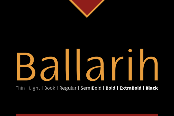 Ballarih Family: A Modern Sans Serif Typeface for High-Impact Campaigns