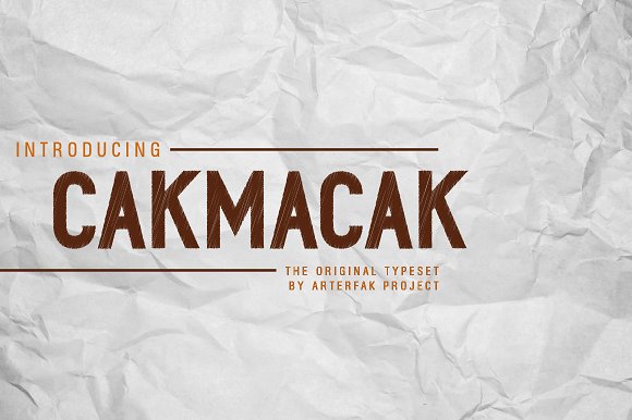 Cakmacak: A Modern Sans Serif Typeface for Editorial Design