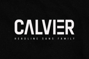 Calvier Family: A Modern Sans Serif for Editorial Design