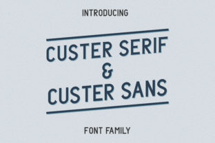 Custer Family: A Modern Typeface for Digital Branding