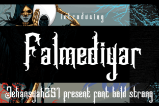 Falmediyar: A Medieval Sans Serif Font for Handmade Brands