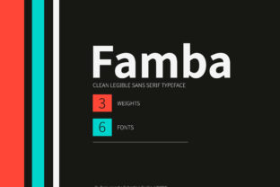 Famba Typeface: Elevating Editorial Design with Timeless Simplicity