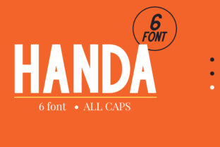 Handa Family: A Strong Sans Serif for Bold Brand Identity