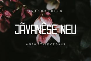 Javanese Neu: A Modern Sans Serif for Clean Brand Identity