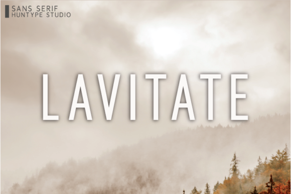 Lavitate Typeface: A Clean Sans Serif for Modern Editorial Design