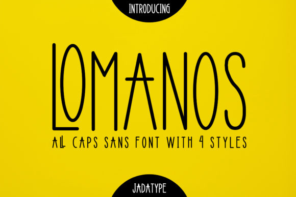 Lomanos: A Modern Sans Serif Typeface for Editorial Clarity