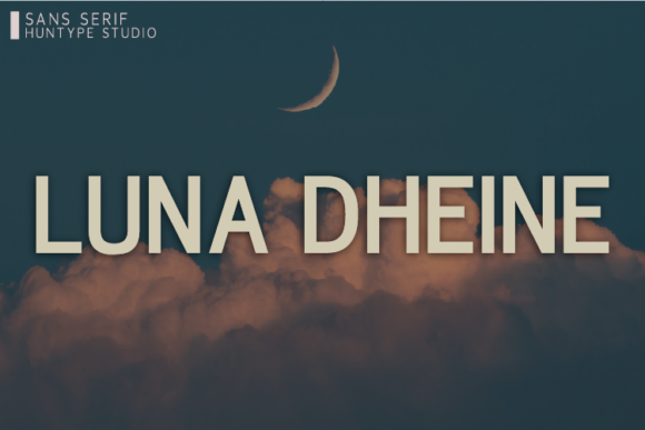 Luna Dheine: A Clean Sans Serif for Modern Brand Identity