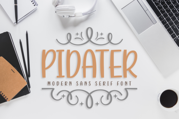 Pidater Typeface: A Playful Sans Serif for Modern Brand Identity