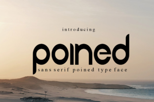 Poined: A Simple Sans Serif Typeface for Striking Digital Designs