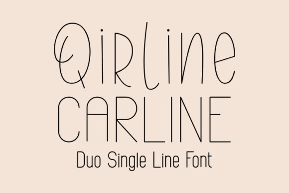 Qirline Carline: A Modern Sans Serif Typeface for Handmade Branding