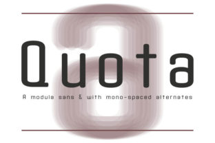 Quota Typeface: A Modular Sans Serif for Modern Web Design