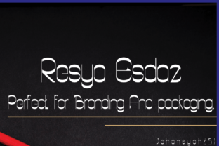 Resya Esdaz: A Modern Sans Serif for Clean Brand Identity