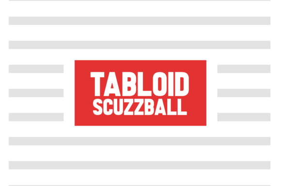 Tabloid Scuzzball: The Edgy Sans Serif Font for Bold Editorial Design