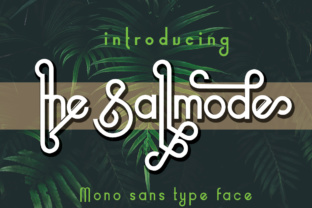 The Sallmode: A Luxe Sans Serif for Upscale Branding