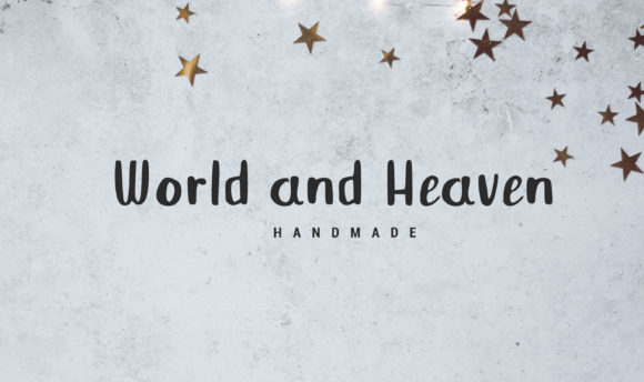World and Heaven Typeface: Elevate Your Handmade Brand Identity