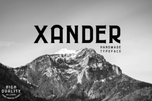 Xander Typeface: The Perfect Sans Serif for Handmade Brands